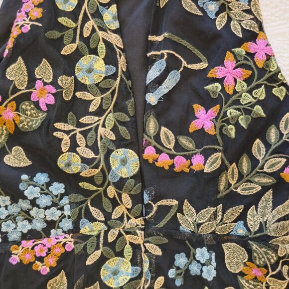 Sam Edelman Women's Black Tie Neck Long Semi-Formal Sheath Dress 2 NWT - Picture 6 of 6